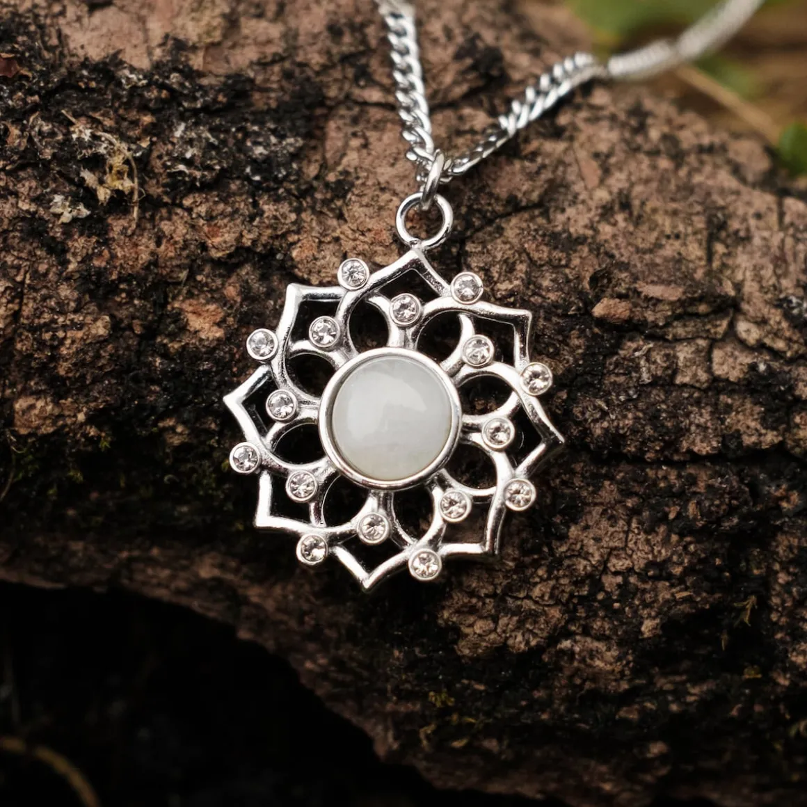 Composition Gem Necklace