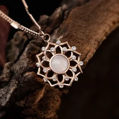Composition Gem Necklace