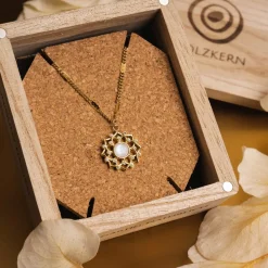 Composition Gem Necklace