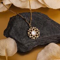 Composition Gem Necklace